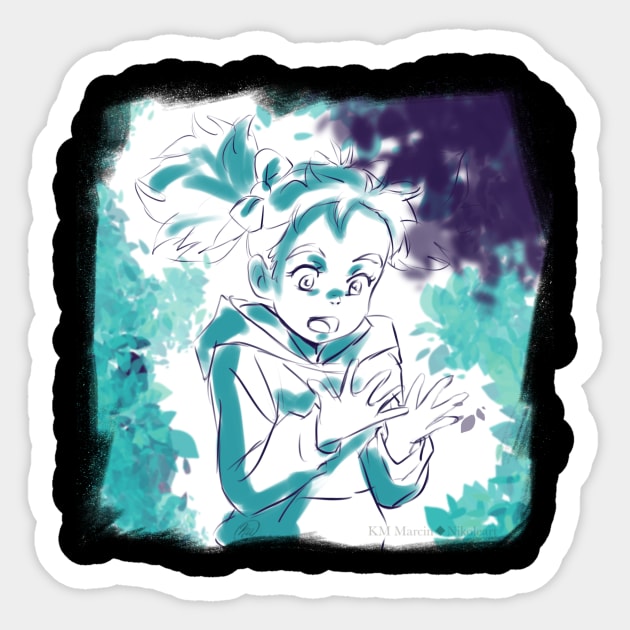 mary and the witch flower Sticker by Nikoleart